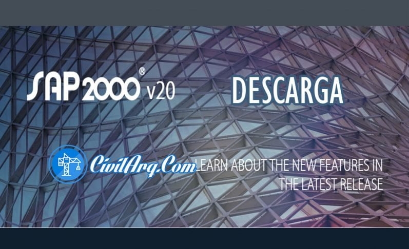 DESCARGAR SAP2000 V20.0.0 (32/64-BIT)