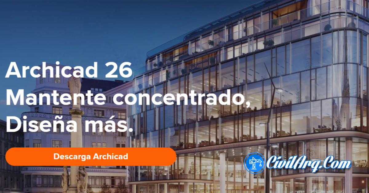 Descargar Graphisoft Archicad 26 Build 5002 – Inglés y español 2023