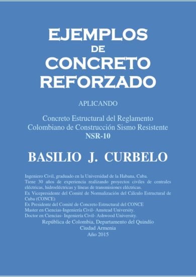 Ejemplos de Concreto Reforzado - Ing. Basilio J. Curbelo | Libro PDF