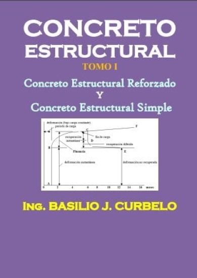 Concreto Estructural Reforzado y Simple TOMO I - Ing. Basilio J. Curbelo | Libro