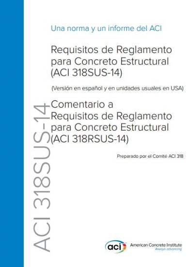 Requisitos de Reglamento para Concreto Estructural (ACI 318S-14)