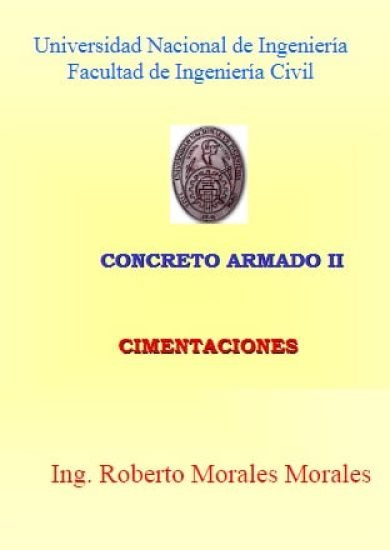 Cimentaciones - Roberto Morales Morales Libro PDF