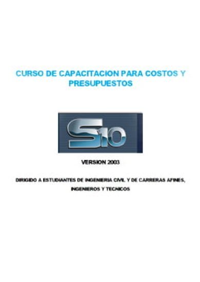 Manual De Elaboración De Presupuestos Con S10